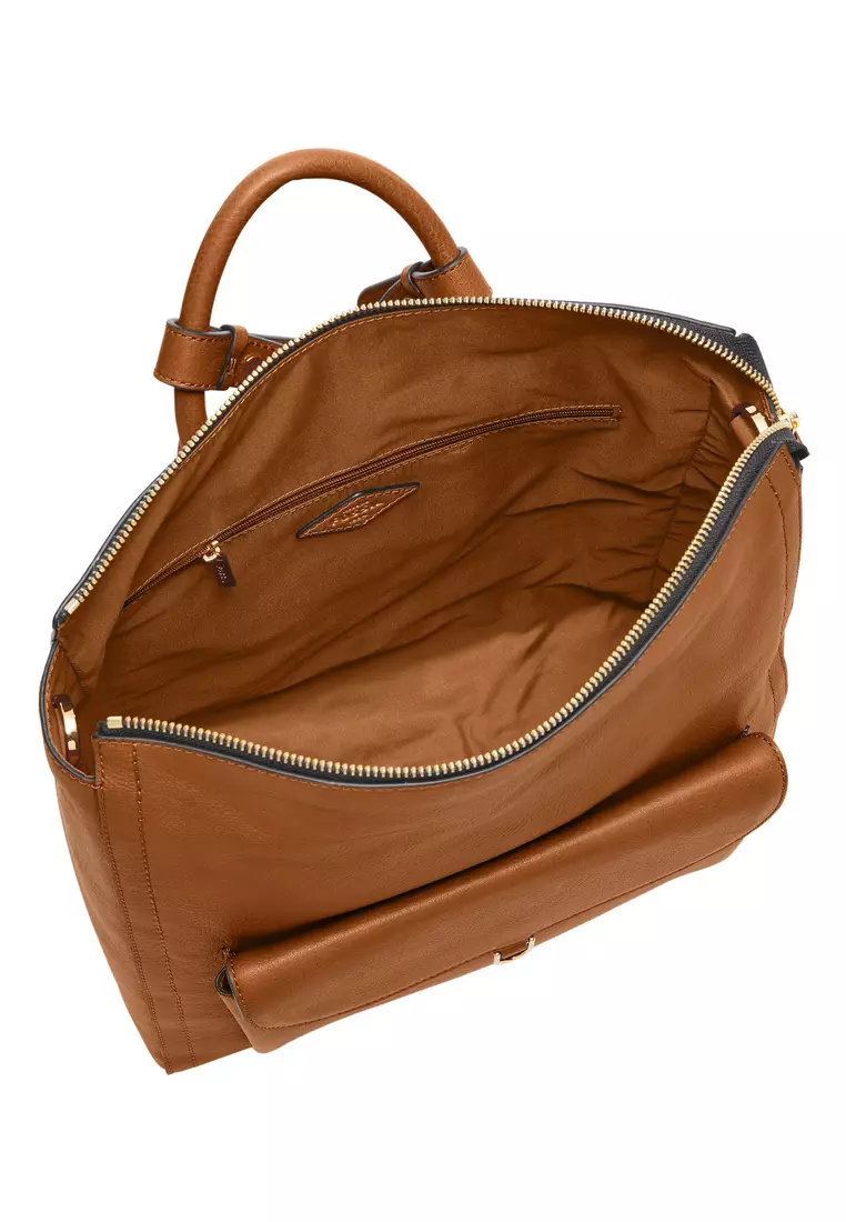 to The Market x Parker Clay Atlas Leather Backpack - Rust Brown