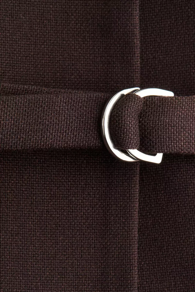 Belted blazer