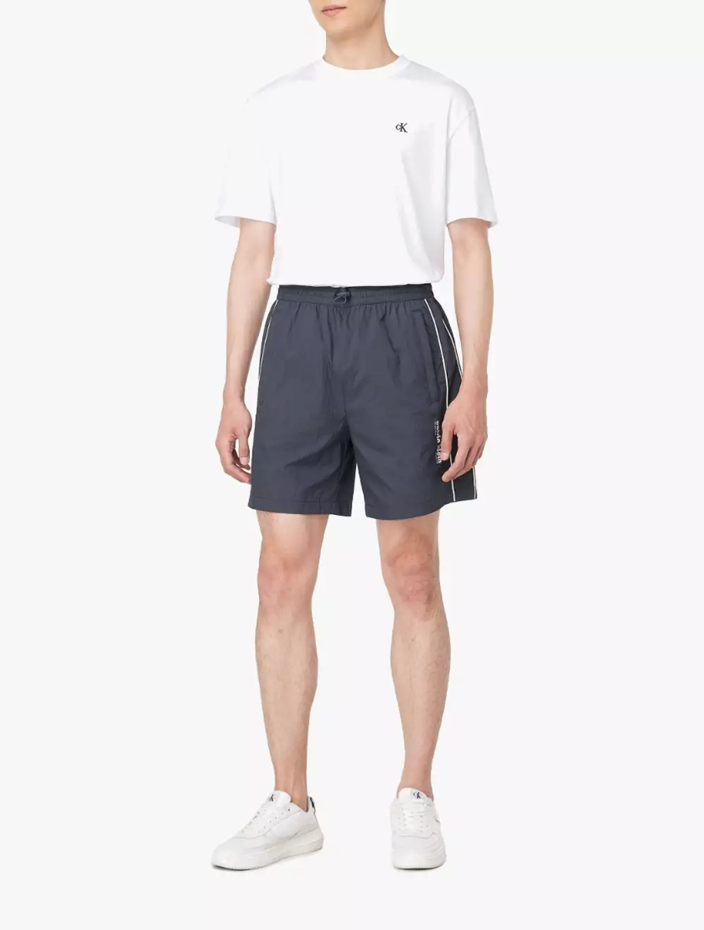 Calvin Klein - Relaxed Fit Nylon Track Shorts