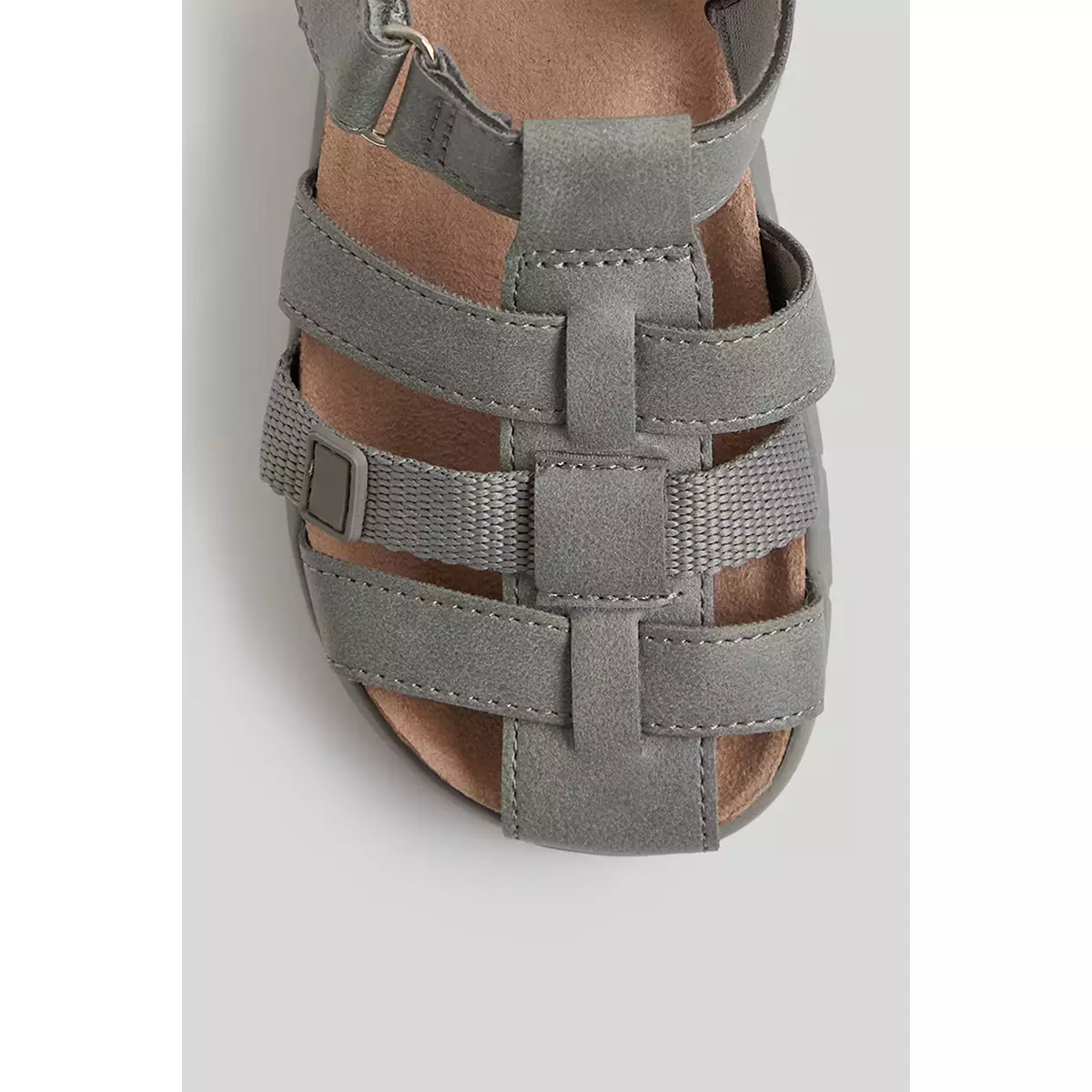 Mothercare Grey Fisherman Sandals - Sepatu Sandal Anak Laki-laki (Abu-abu)
