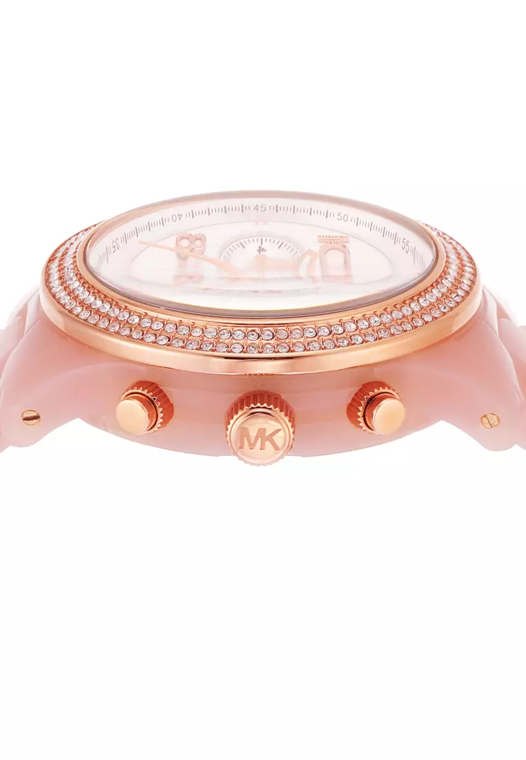 Michael kors runway pink smartwatch hotsell