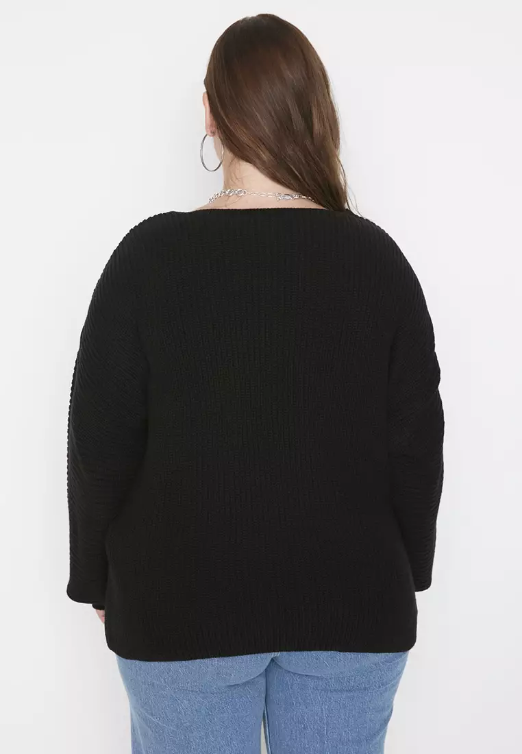 Low shoulder online sweater