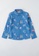 Angel & Rocket blue Printed Chambray Shirt 050E4KA5107F14GS_1