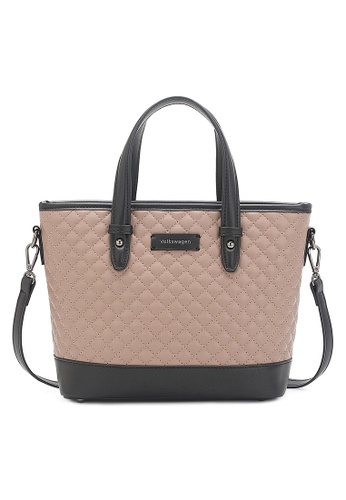Volkswagen 褐色 Women's Hand Bag / Top Handle Bag / Sling Bag D1136AC8C430FDGS_1