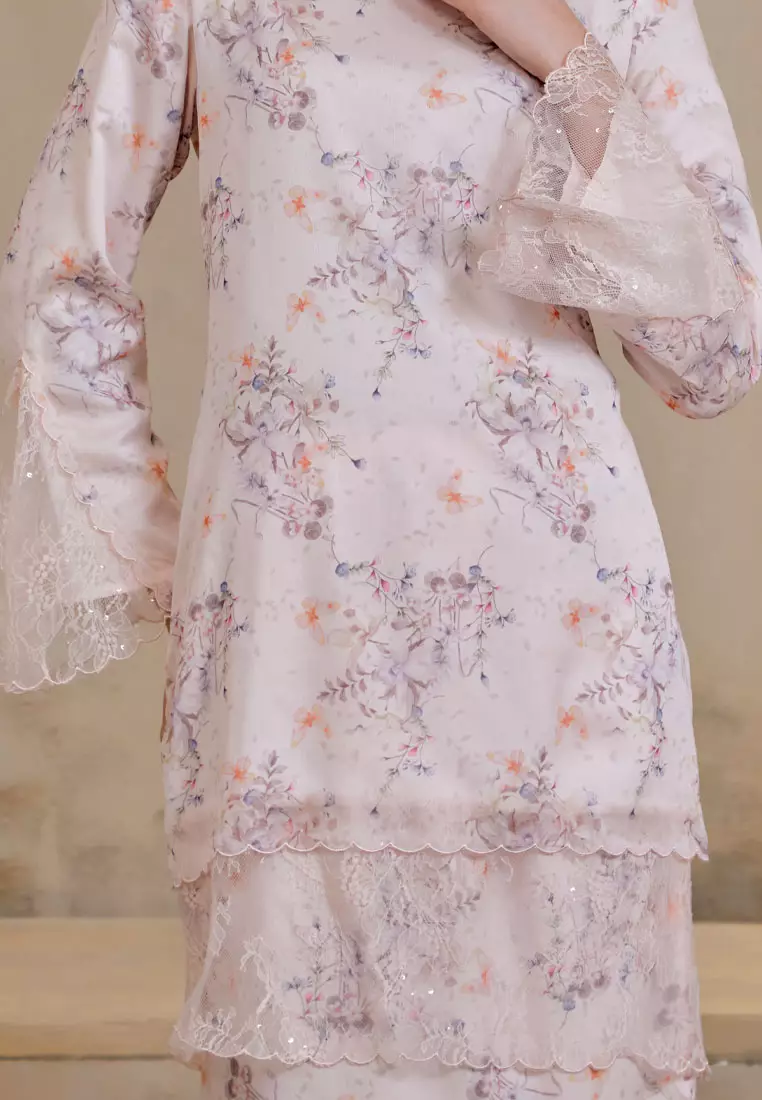 Kesuma Luxe Kurung Modern with Sequin Lace