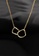 ZITIQUE gold Women's Interlocking Hollowed Geometric Shapes Necklace - Gold 7C414ACF3CE279GS_2