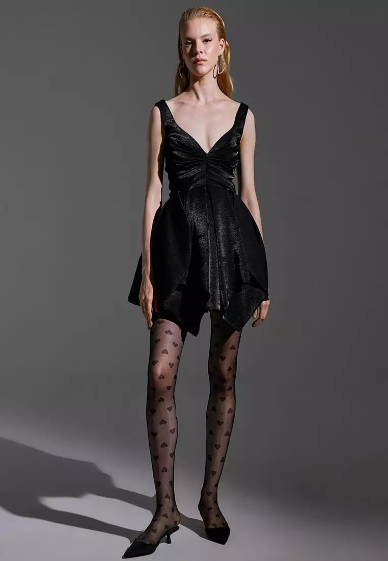 Rachel Araz x KOTON A.I. Collection V-Neck Mini Dress