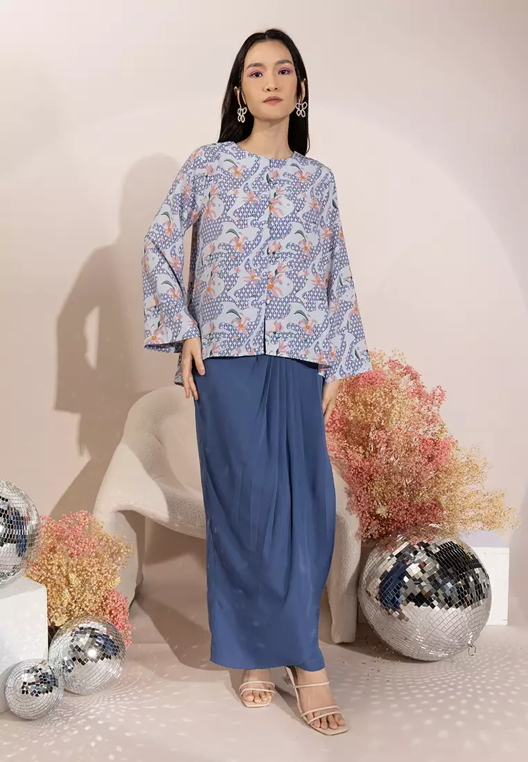 線上選購Lubna Hi-Low Kebaya Set | ZALORA 台灣