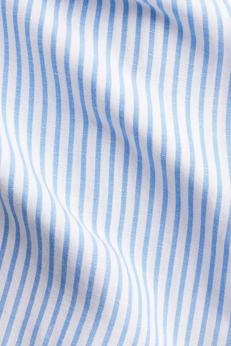 Linen-blend trousers