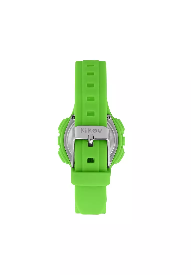 [Kids' Gift] Kikou NEON Collection 31mm Green Dial Kids Digital Watch R4551107003