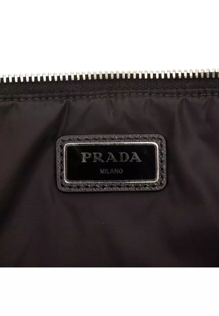 Pre-Loved Prada Tessuto Soft Zip Clutch