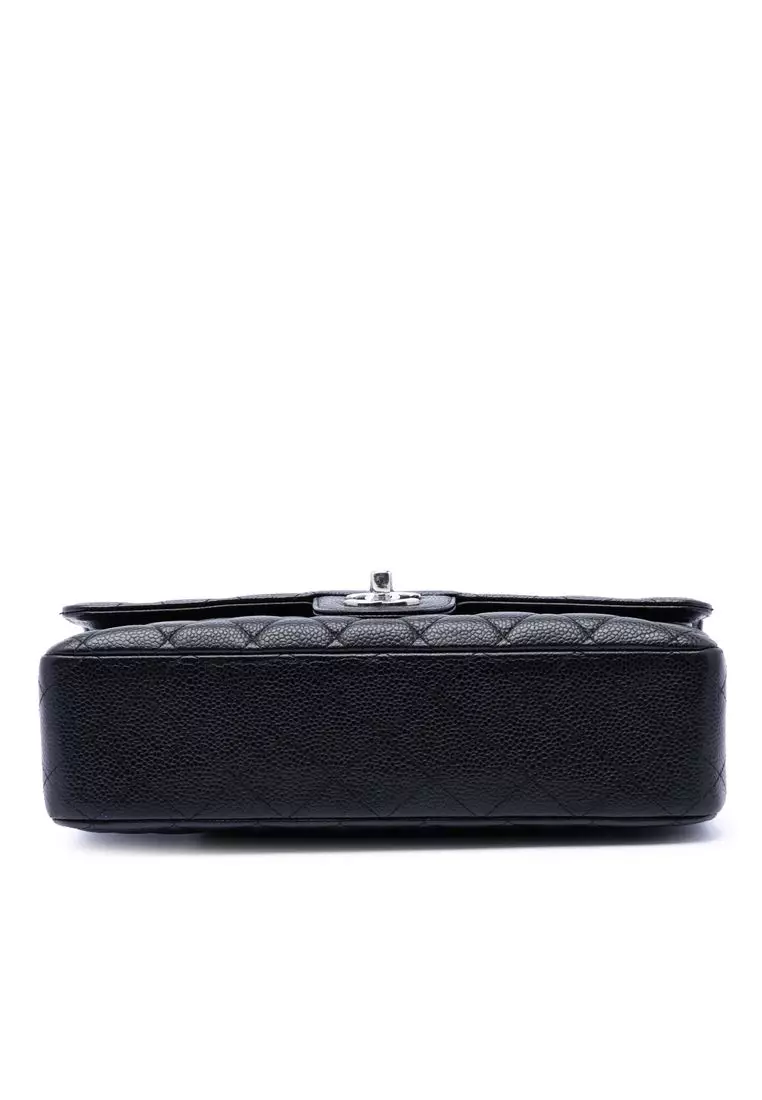 Pre-Loved Chanel Medium Classic Caviar Double Flap