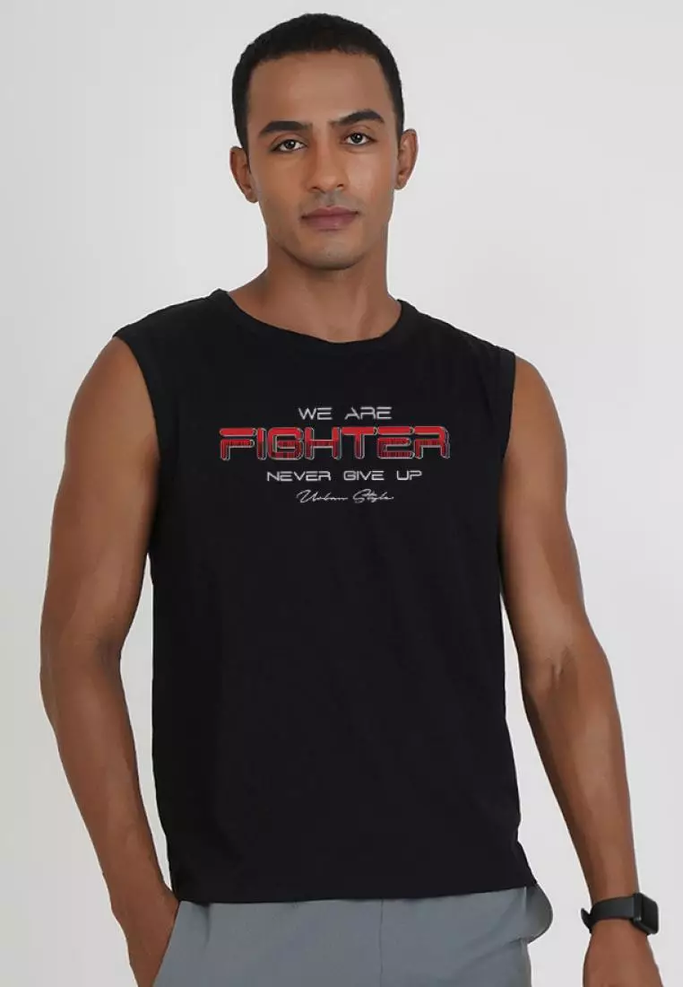 Train like a fighter tank top cheap
