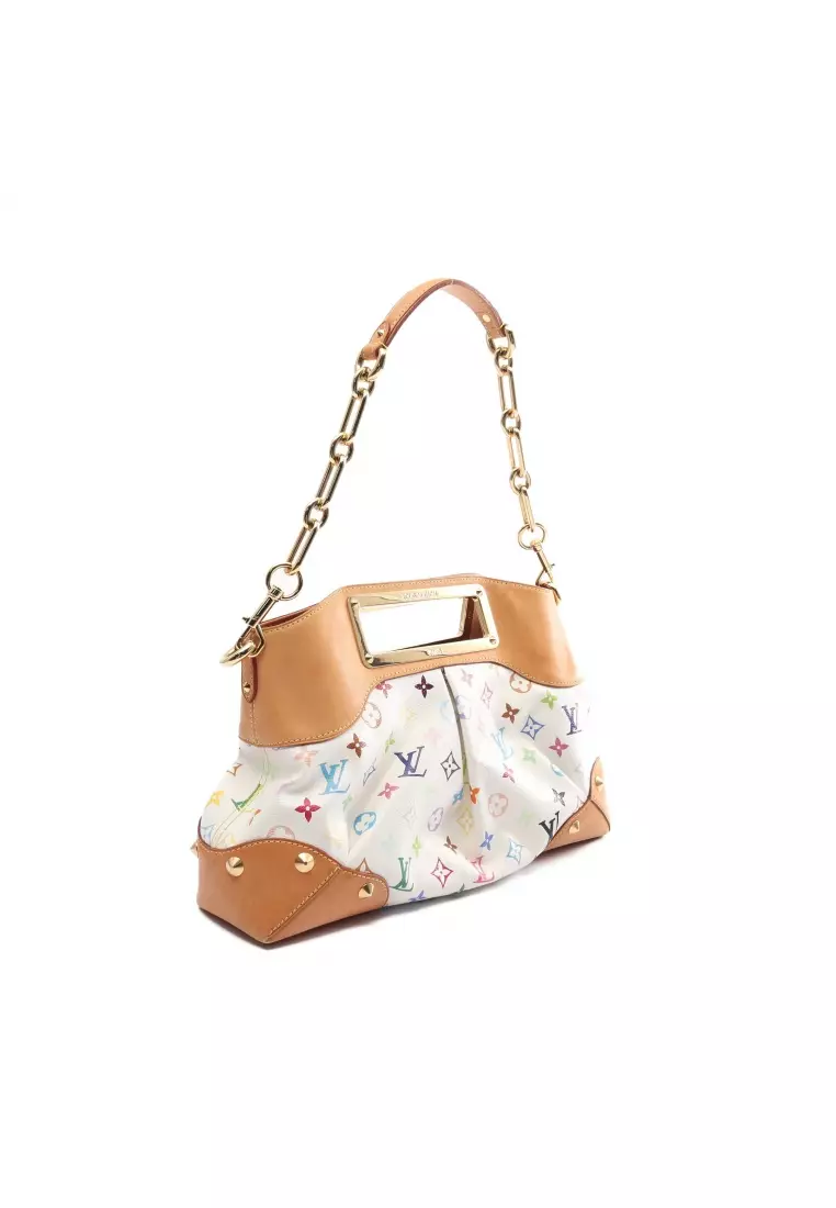 LOUIS VUITTON Beverly GM Shoulder White Monogram Multicolor