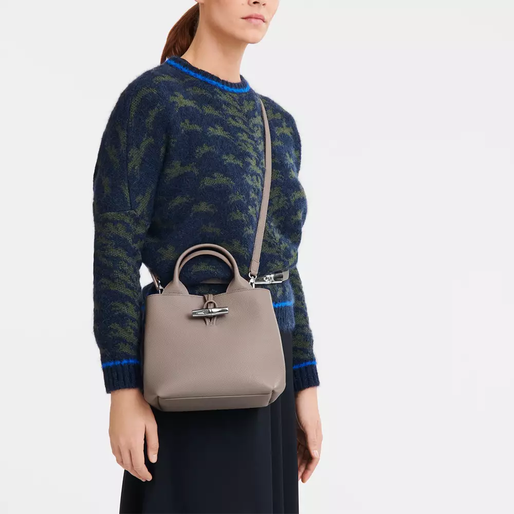 Le Roseau Small Handbag Leather Clay