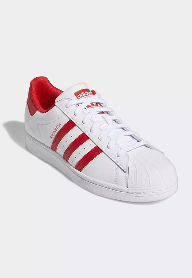 Adidas men's originals superstar 2.0 shoes metallic gold/white sale