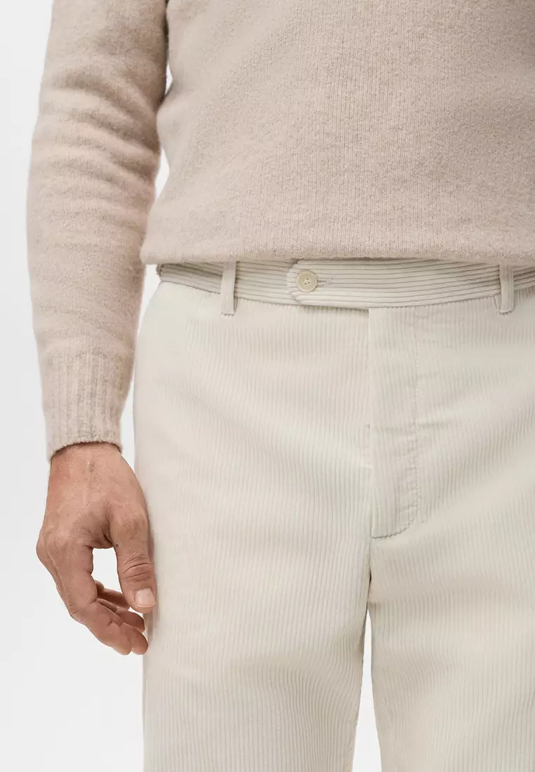 Corduroy Regular-Fit Trousers
