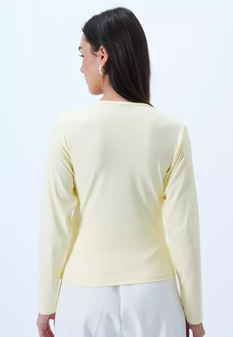 Off Shoulder Twist Blouse