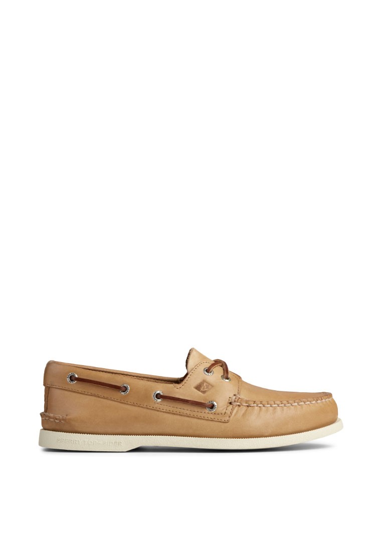 Sperry Men's Authentic Original Leather Boat Shoe - Oatmeal (0197632)
