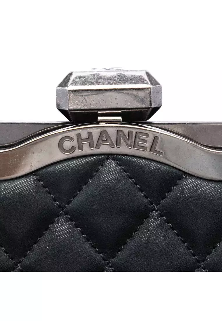 Pre-Loved Chanel Quilted Iridescent Calfskin Chic Quilt Frame Satchel