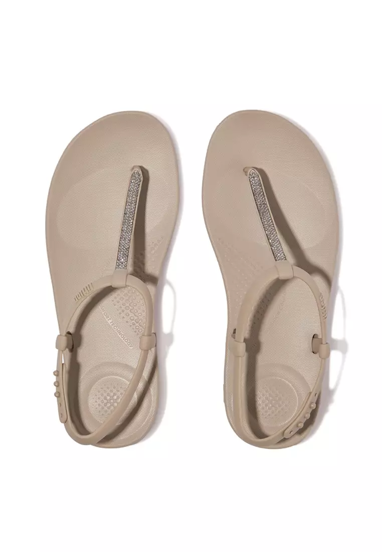Iqushion Splash Sparkle T-bar Sandals