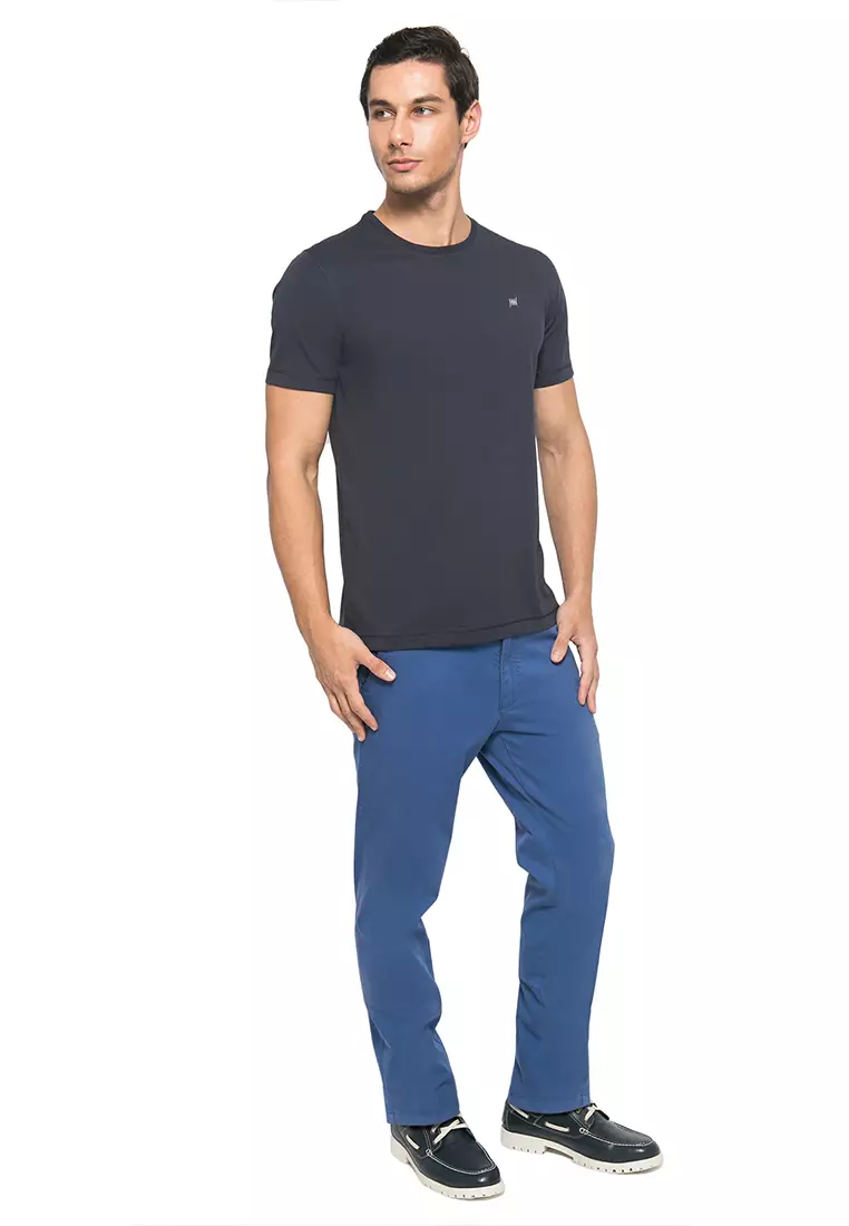 Johnwin - Kaos Pria - Kaos Polos Warna - Kaos Supima 30's - Roundneck