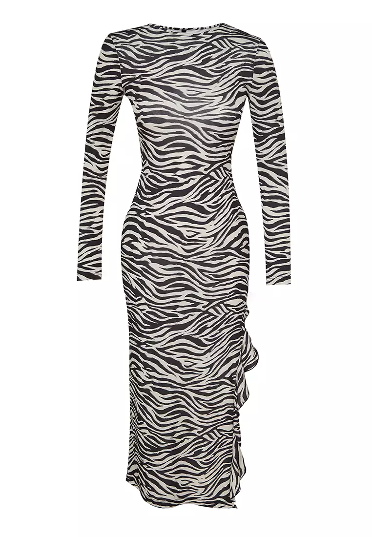 Zebra Patterned Dress