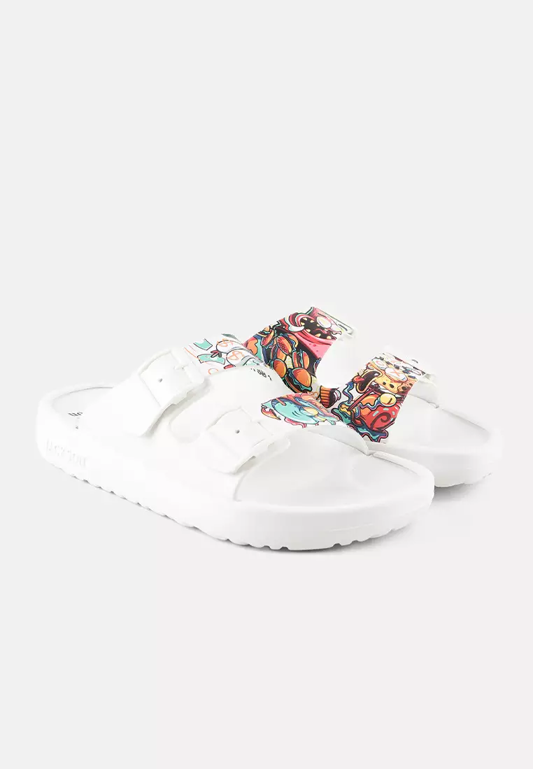 Jackson Ask SB1 Sandal SpongeBob Edition White