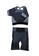 Twenty Eight Shoes black VANSA Short sleeve Yoga Fitness Set  VPW-Y006S 71486AA48956B9GS_1