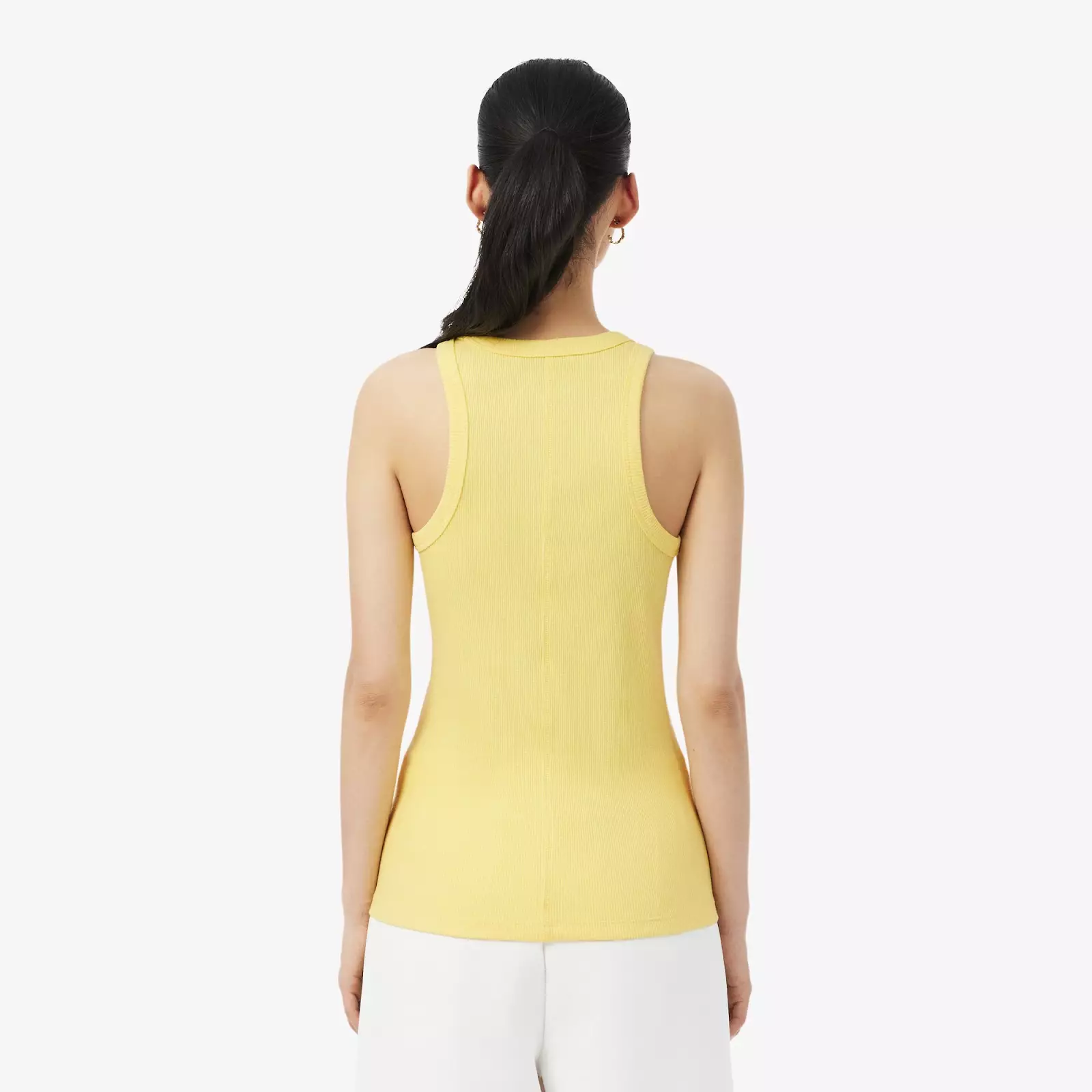 Women's Lacoste Slim Fit Organic Cotton Tank Top