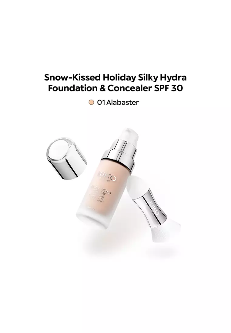 Snow-Kissed Holiday Silky Hydra Foundation & Concealer Spf30