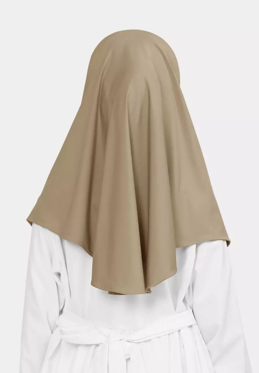 Cotton Bee - Atiyah Bergo Anak | Hijab Instan Anak - Chai Tea - S