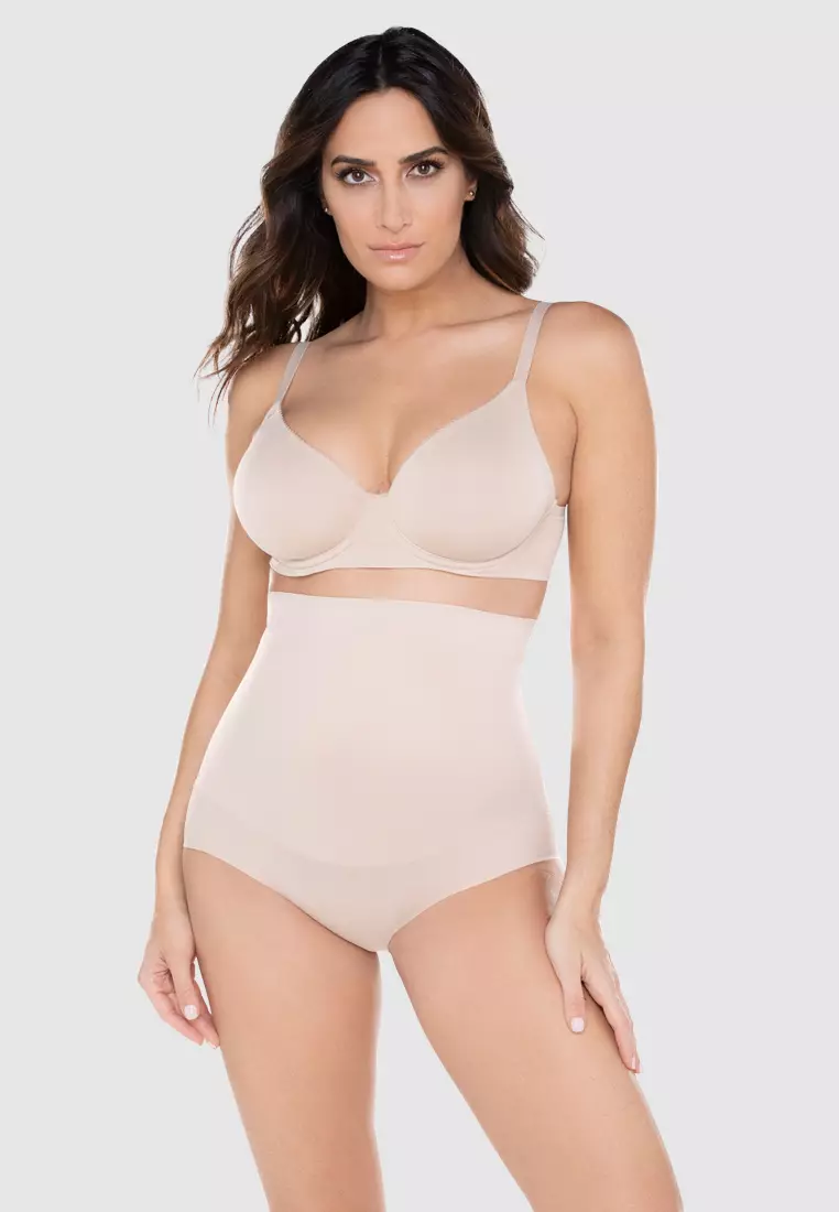 Cupid Shapewear - Sleek Essentials Hi Waist Brief Warm Beige