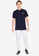 Selected Homme navy Lais Short Sleeves O-Neck Tee FAB2DAA2FBAE58GS_4