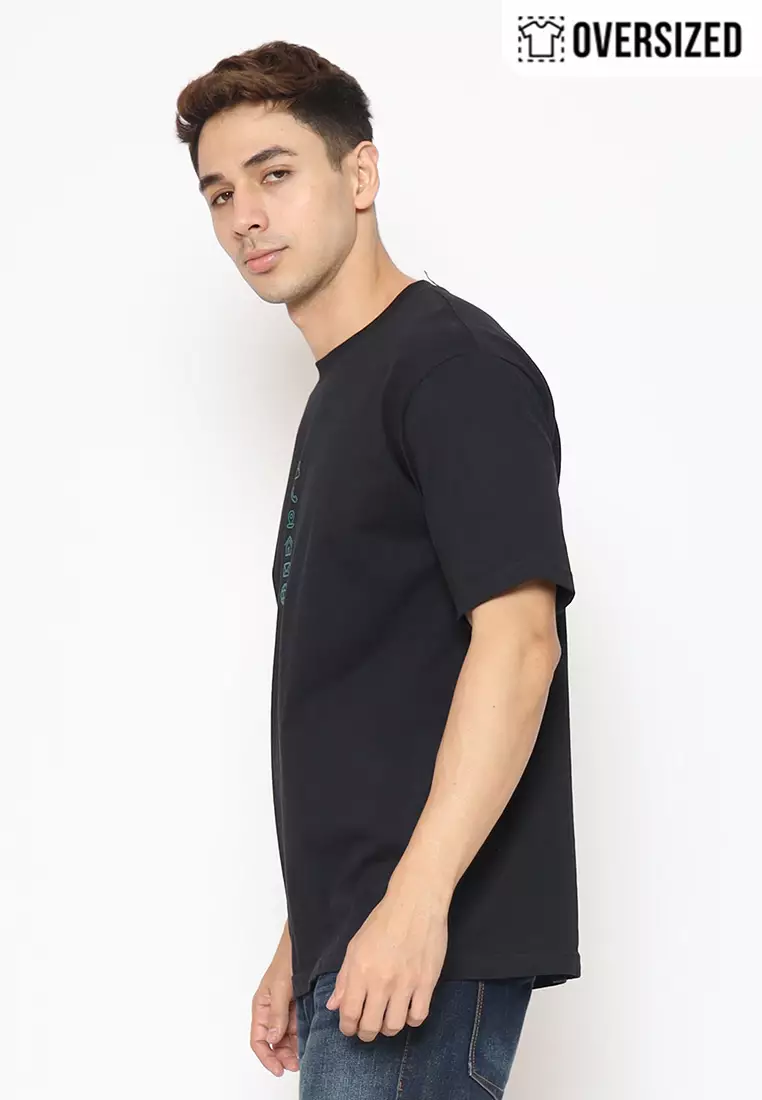 RBJ T-Shirt Cotton Combed Oversized Pria 2079250221