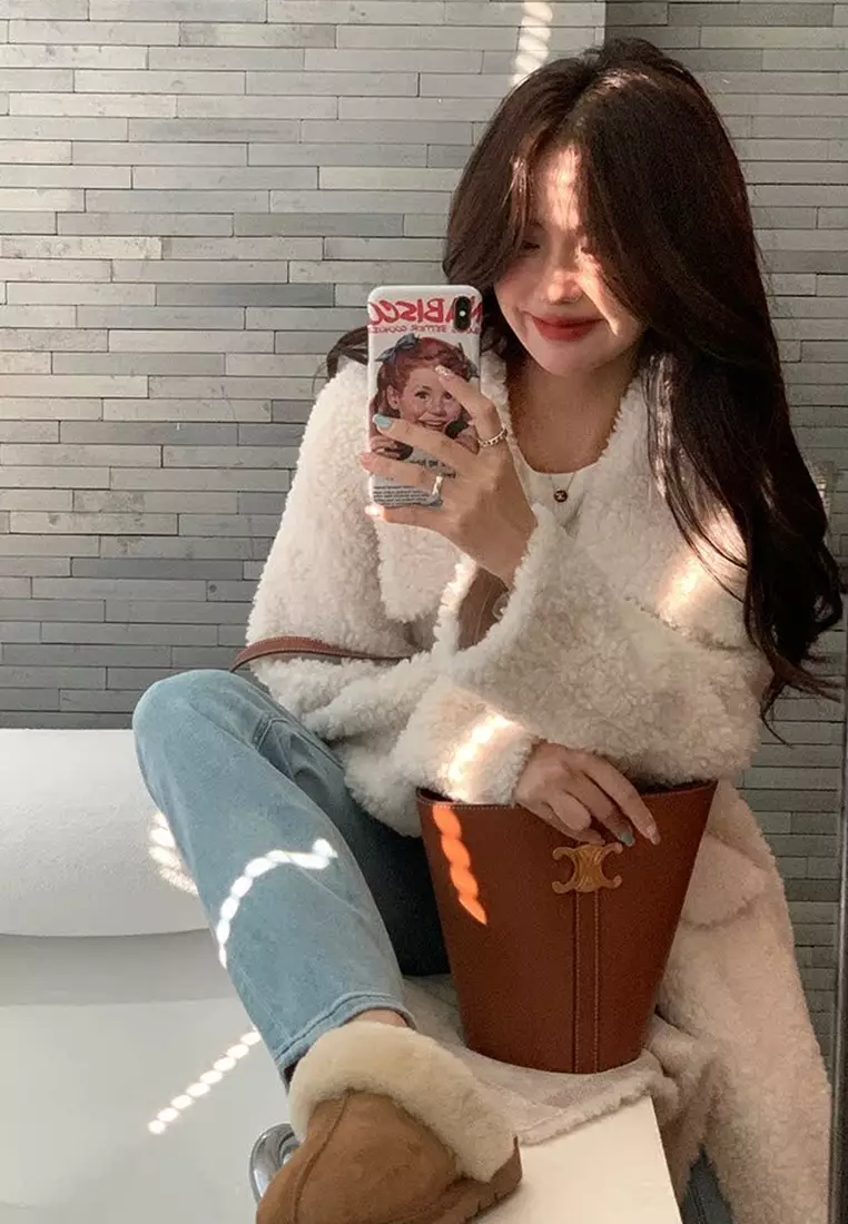 2025 Winter New Korean Style Black Coat CA25102413BK