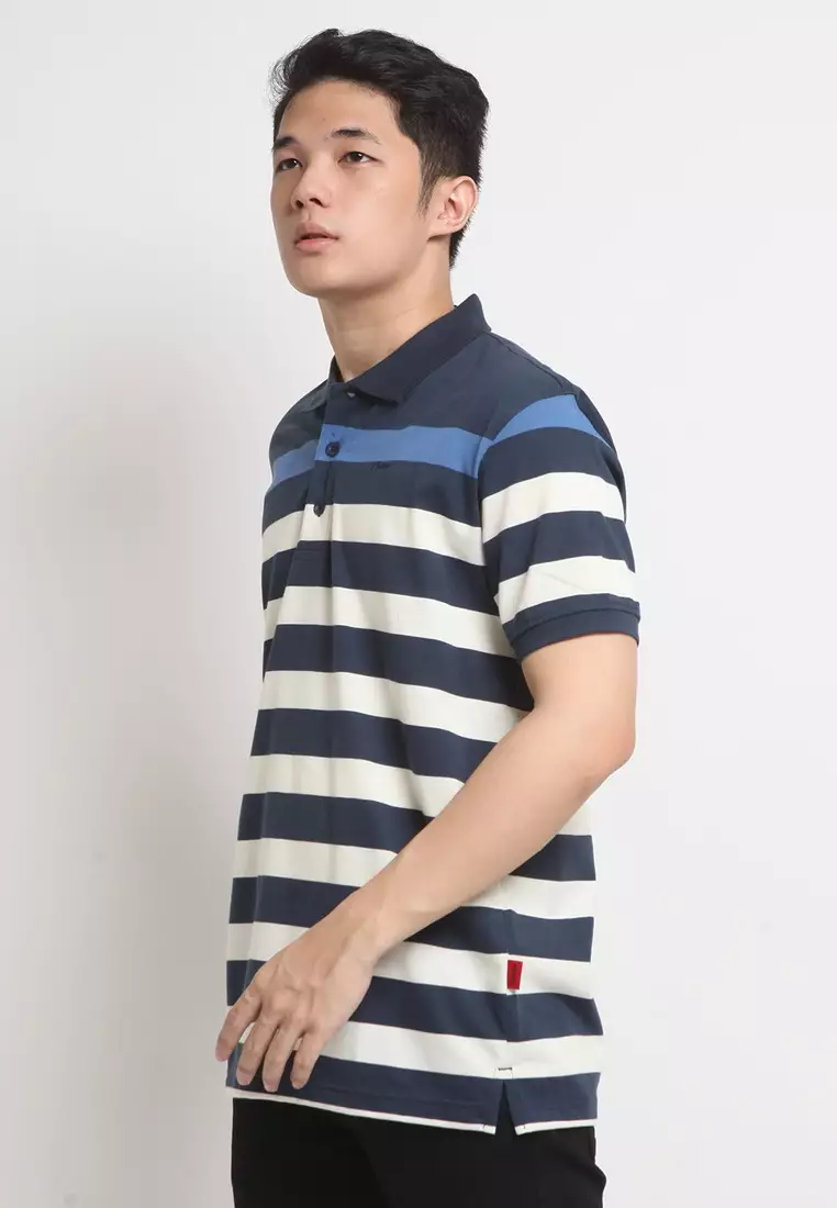 POLICE Polo Shirt Krah Polos Pria 207650011