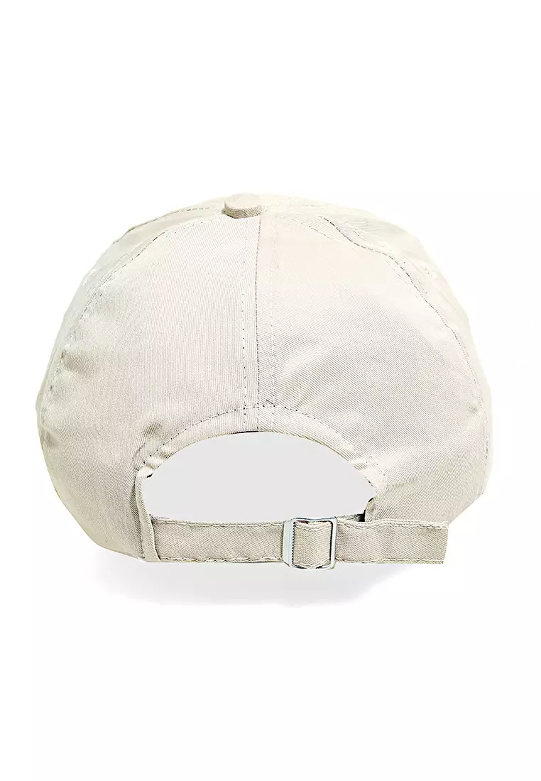 Drsh Topi Baseball Aksesoris Fashion Pria Wanita Bordir YOURS Resizable Strap Material Dril ORIGINAL - Cream