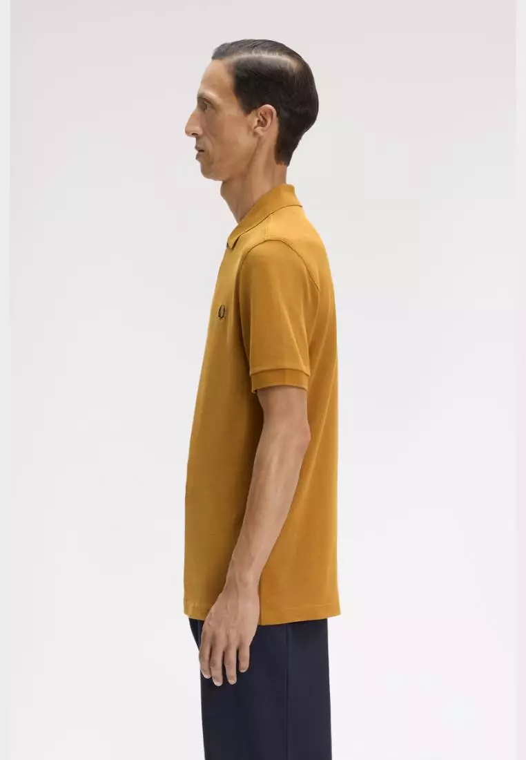 Fred Perry M6000 The Fred Perry Shirt (Dark Caramel / Navy)