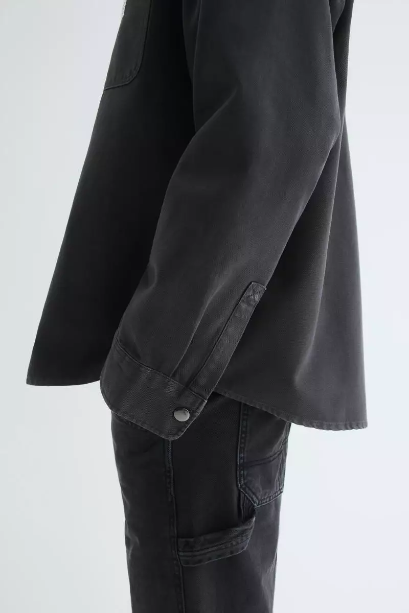 Oversized Fit Canvas overshirt