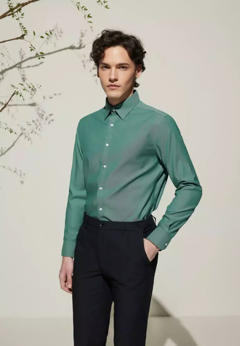 G2000 Non-Iron Cotton Stretch Smart Fit Oxford Shirt