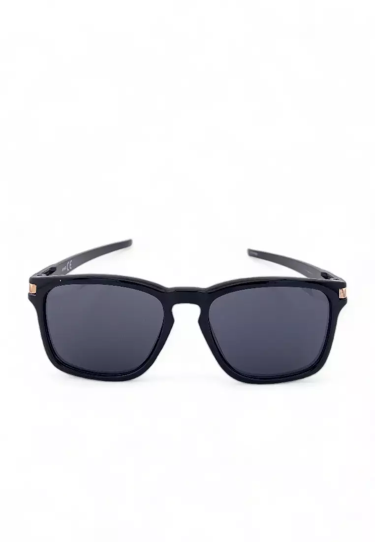 Unisex's Rectangle Frame Black Plastic UV Protection Sunglasses SUNSC3600202