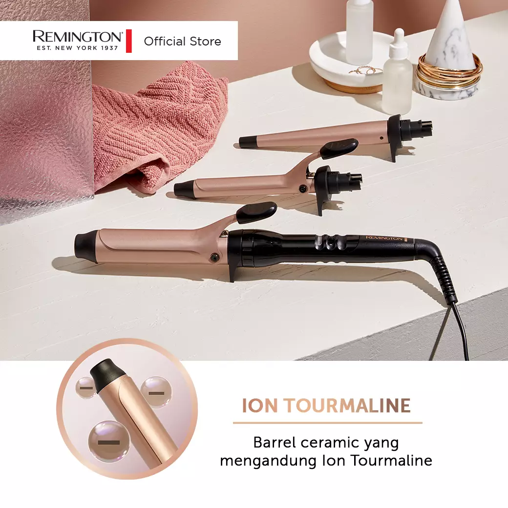 Remington Pengeriting Rambut 3in1 Curl & Wave CI97MS3