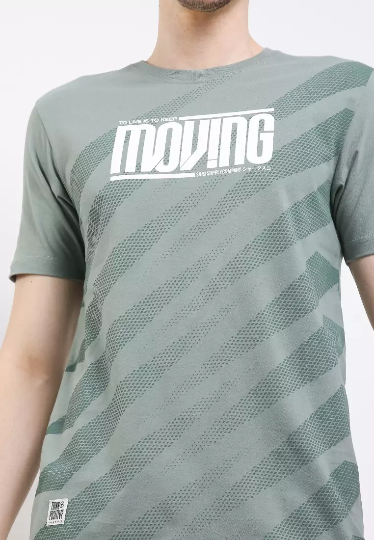 Sharks - Pattern Inspiration Tshirt -Green [SGB1R0751]