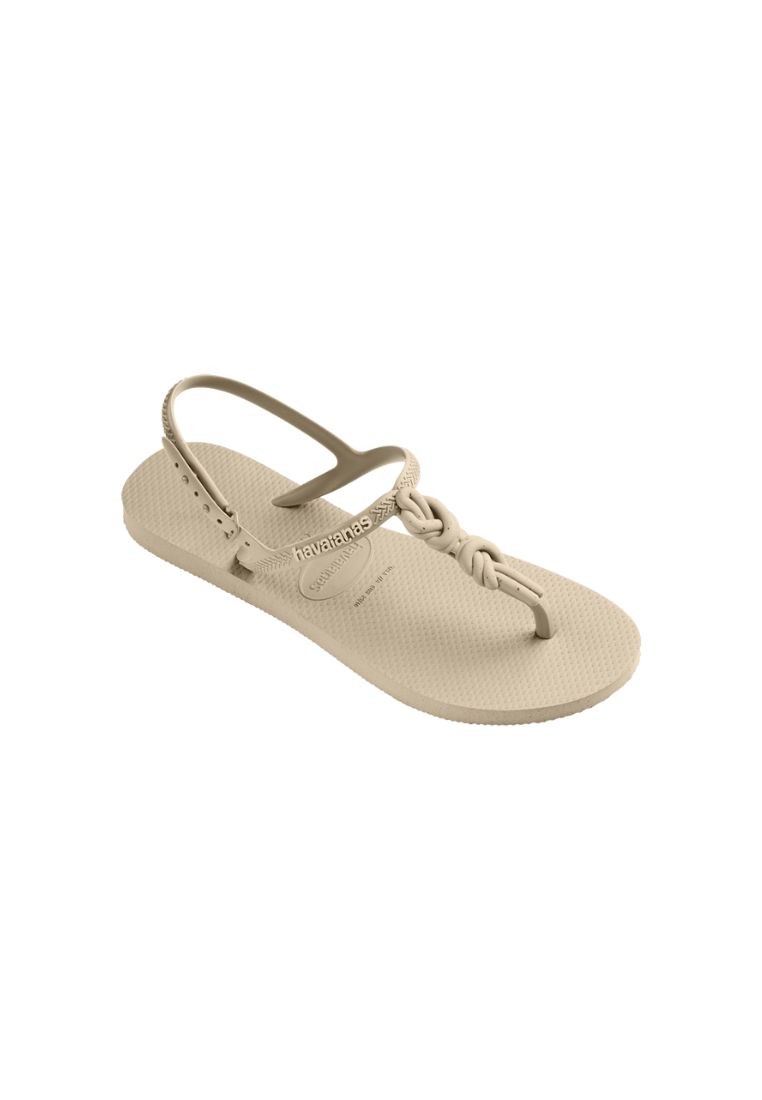 Women Twist Plus Sandals - Beige