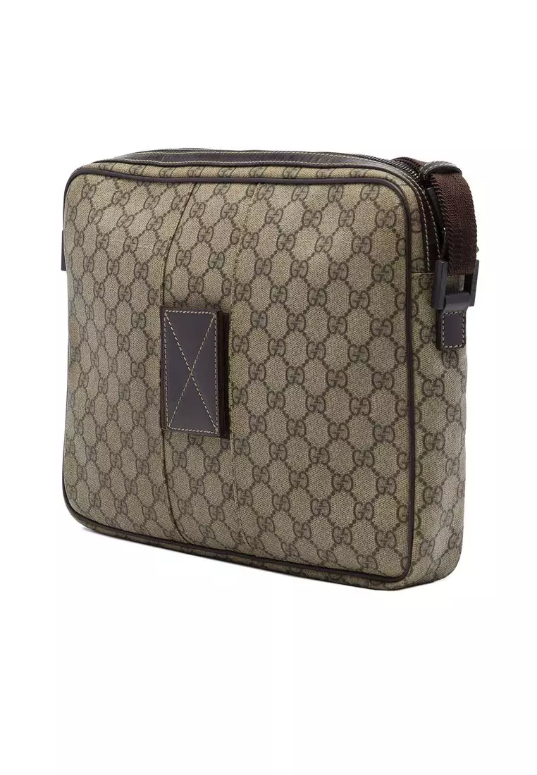 Pre-Loved Gucci Gg Supreme Interlocking G Crossbody