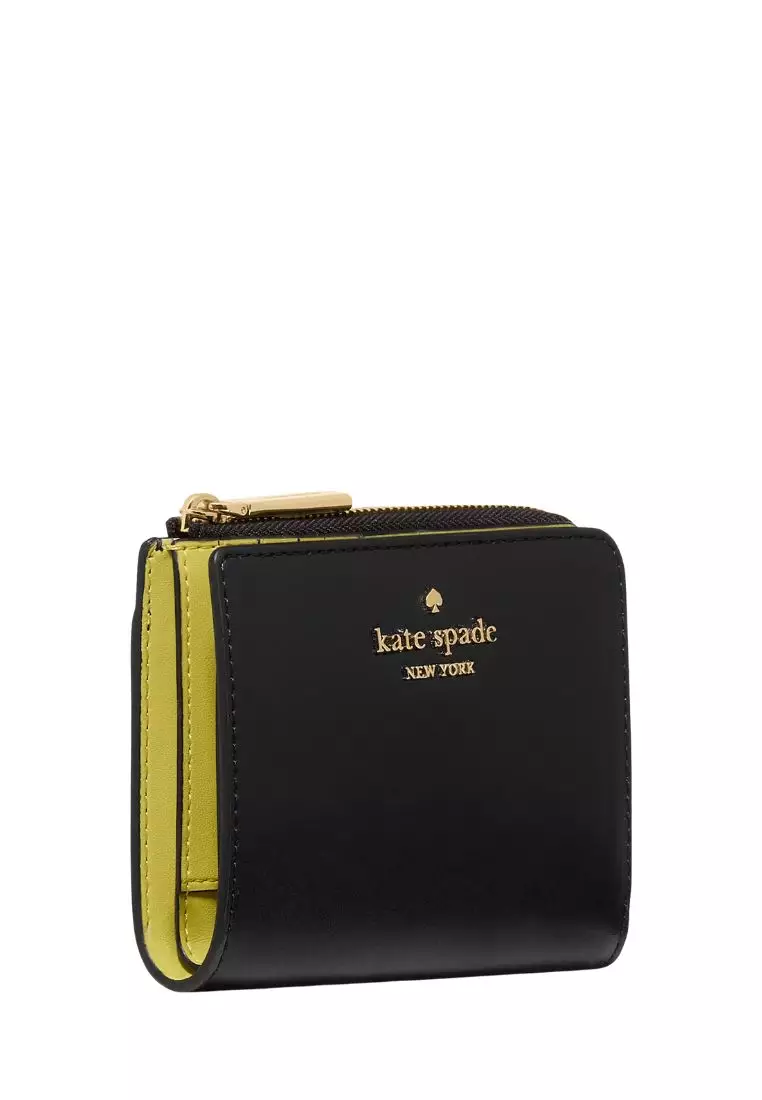 Madison Small L-zip Wallet Black