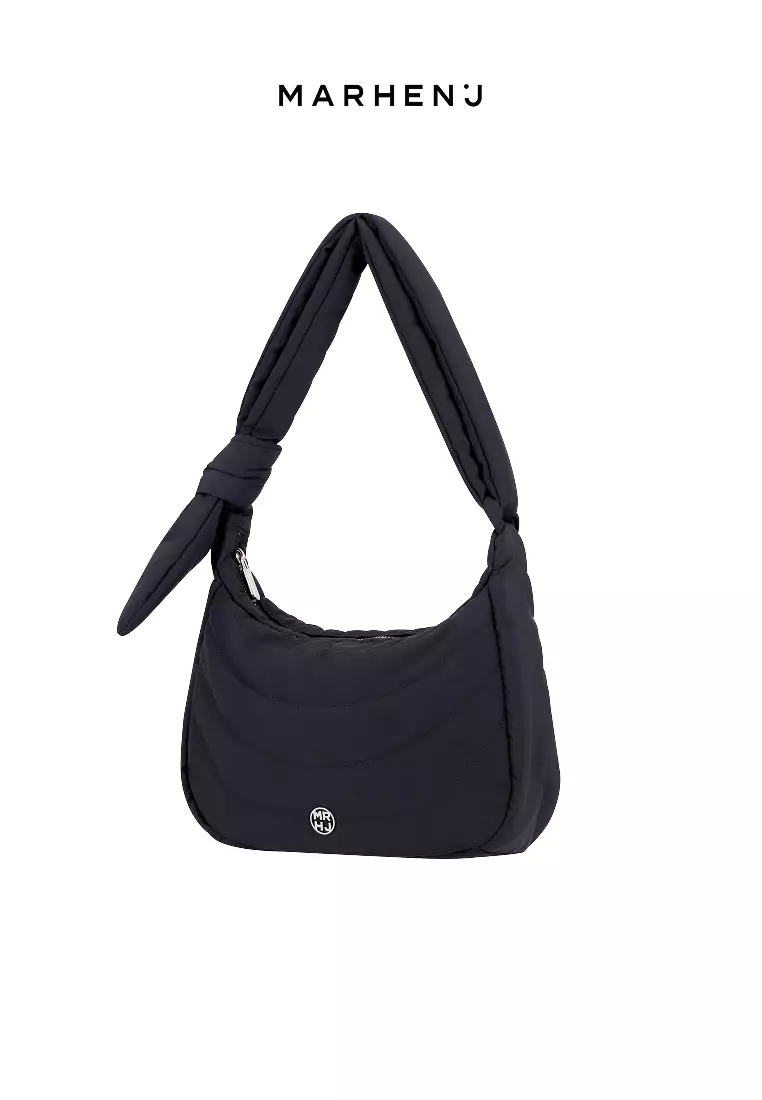 MARO MINI Nylon Crossbody Bag Black