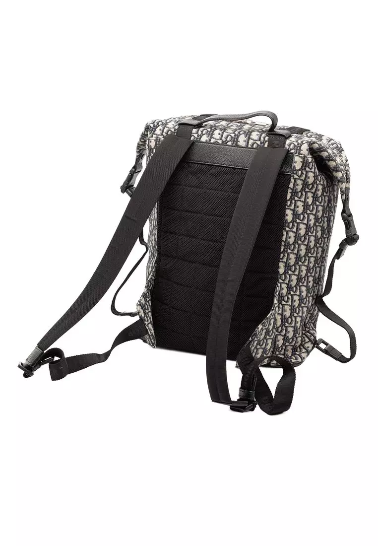 Pre-Loved Dior Oblique Canvas Safari Backpack