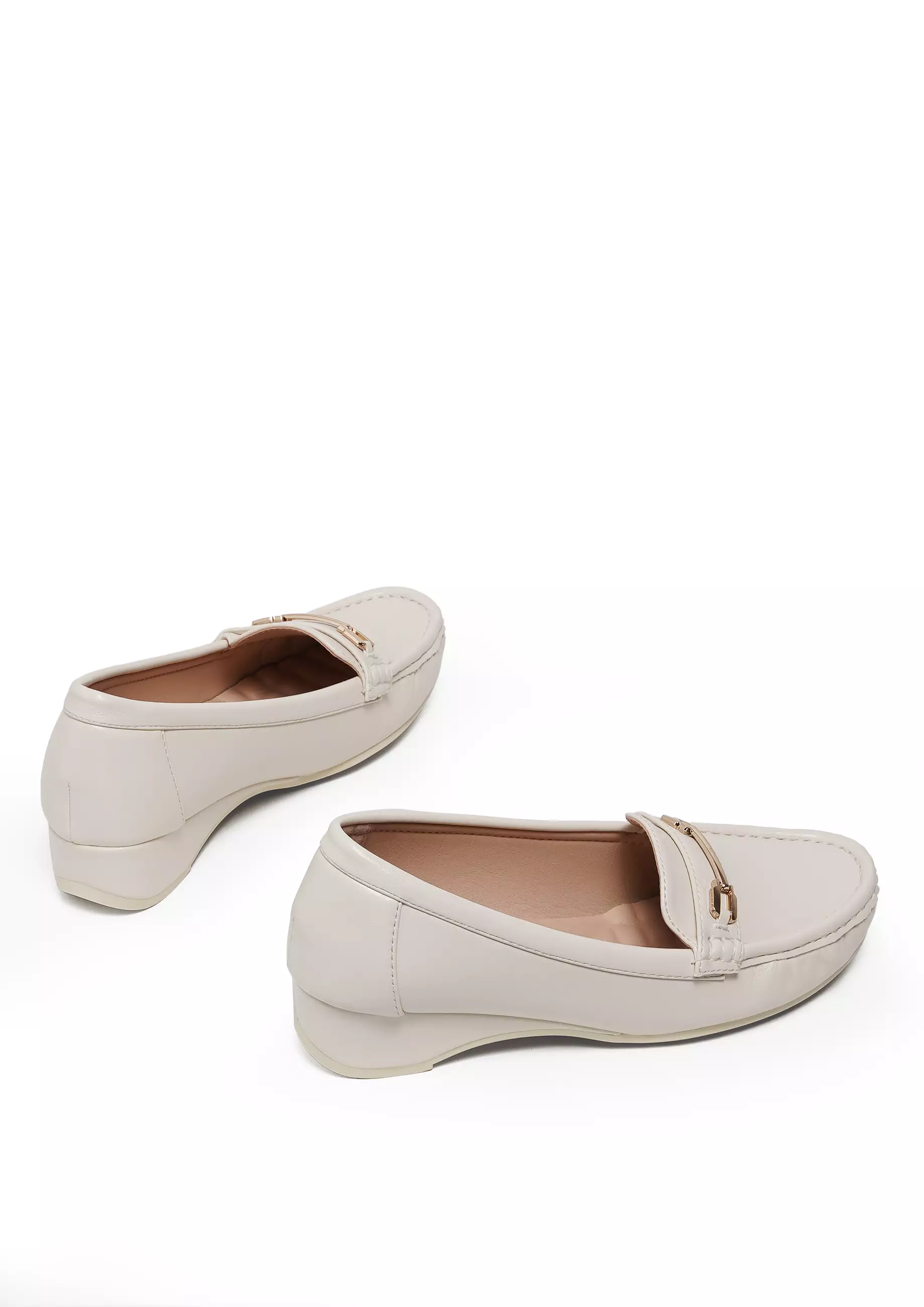 VIVI NICI - Dona Sepatu Kerja Wanita Hak 5 Cm Clean White